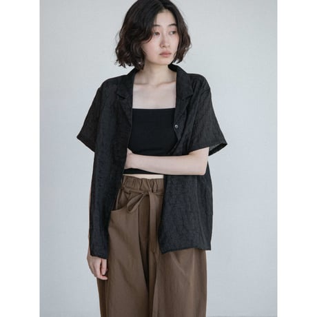 《予約販売》jacquard pattern shirt/2colors_nb0423