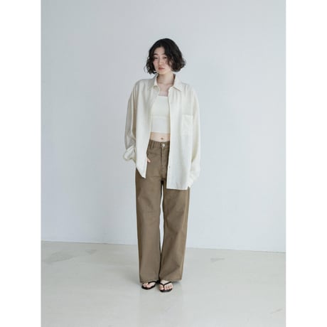 《予約販売》jacquard accent over shirt/2colors_nb0411