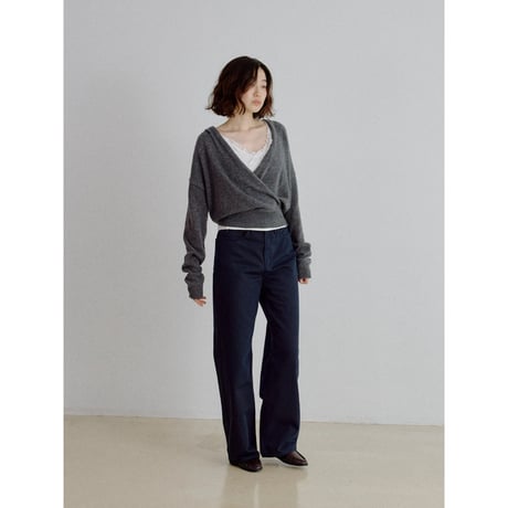 《予約販売》cache-coeur minimal knit tops/2colors_nt2707