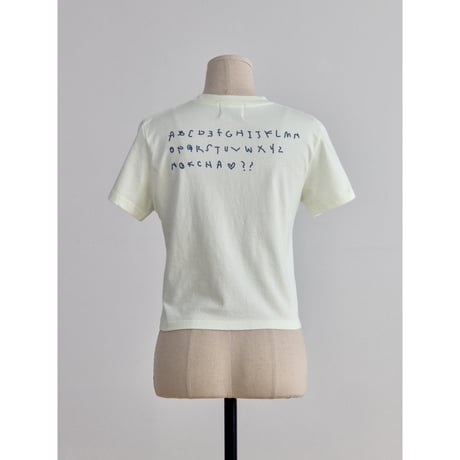 【NOKCHA × MOMO】alphabet minimal tee/3colors_nt2602