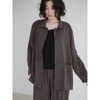 《予約販売》material shirt jacket_no0539