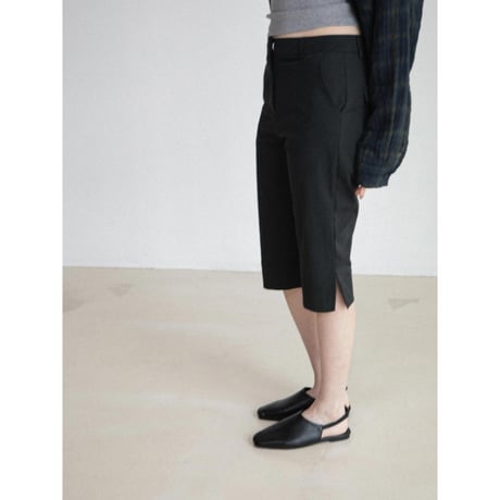 《予約販売》slit cotton biker pants/2colors_np1325