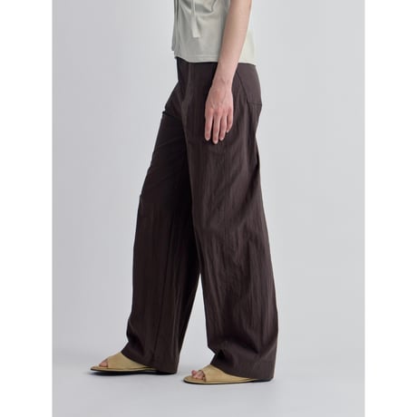 【NOKCHA original】material mannish pants/burgundy_np1272