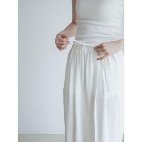 《予約販売》soft sheer tuck pants/2colors_np1291