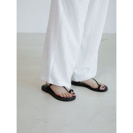 《予約販売》accent glossy sandal/2colorss_na0807