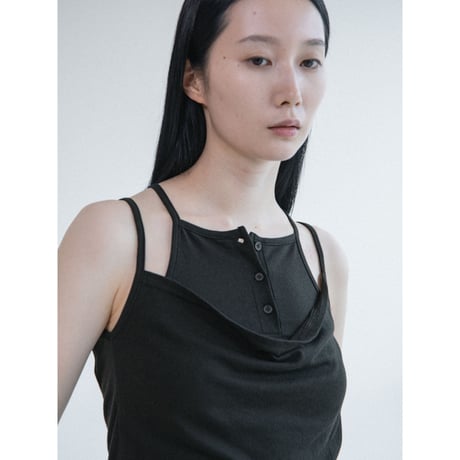 《予約販売》layered mannish camisole/2colors_nt2636