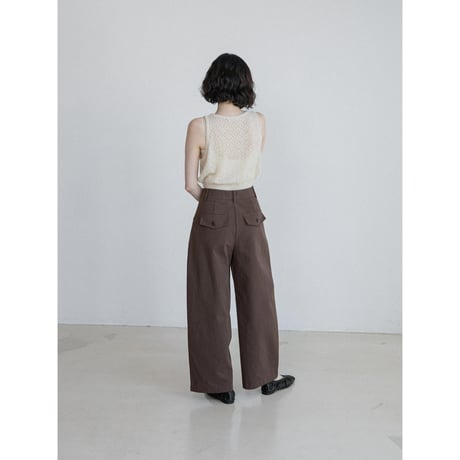 《予約販売》jacquard minimal knit vest/2colors_nt2658