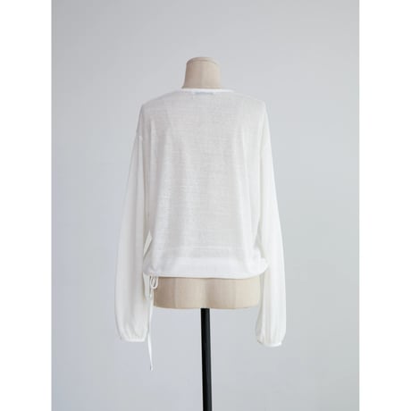 《予約販売》sheer wrap cardigan/2colors_nt2676
