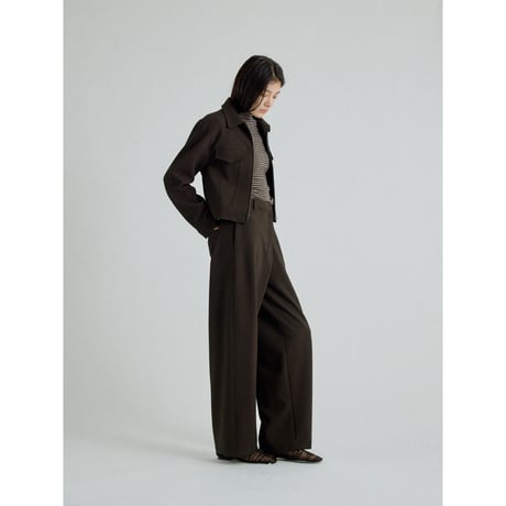 【NOKCHA original】essential tuck minimal jacket/2colors_no0541