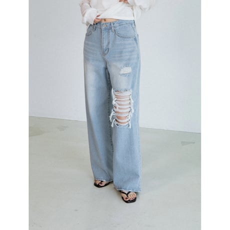 《予約販売》clash wide jeans_nj0153