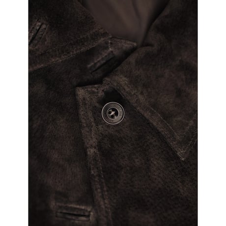 - AUTHENTIC series - real suède rich jacket/brown_an0063