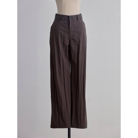 【NOKCHA original】material mannish pants/charcoal brown_np1273