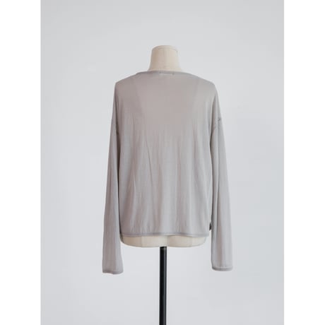 《予約販売》u neck sheer tops/3colors_nt2622
