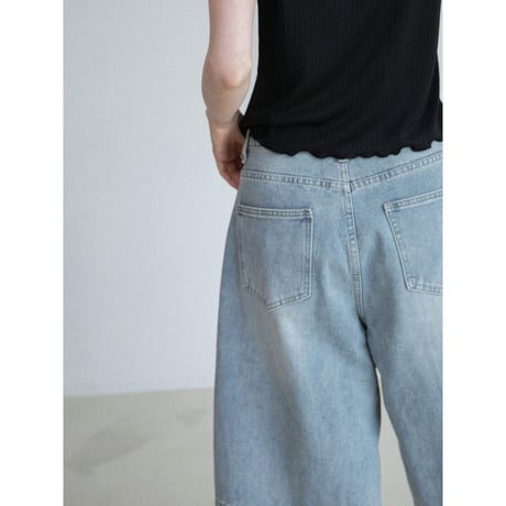 《予約販売》bermuda denim pants_nj0196