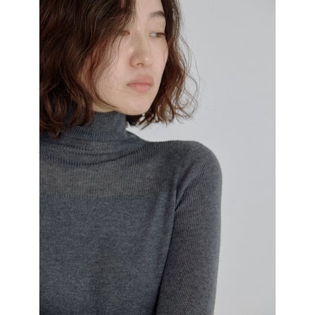 《予約販売》soft sheer knit tops/4colors_nt2709