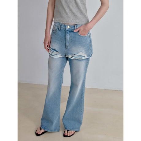 《予約販売》docking damage jeans_nj0194