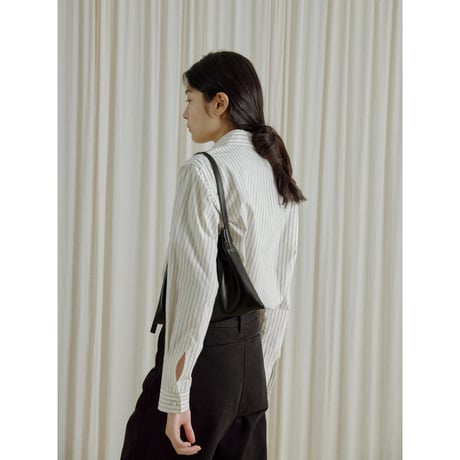- AUTHENTIC series - western pick stitch shirt/stripe_an0059