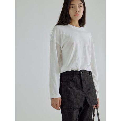 【NOKCHA original】accent simply tops/3colors_nt2697