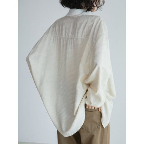 《予約販売》jacquard accent over shirt/2colors_nb0411