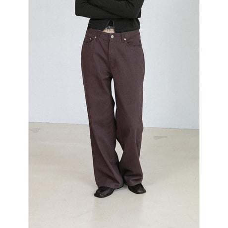 《予約販売》washed herringbone pants/2colors_np1335
