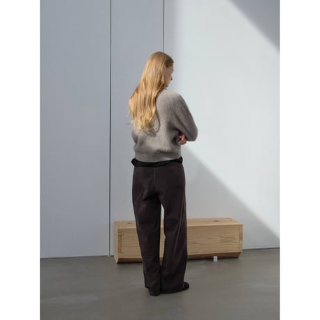 - AUTHENTIC series - cashmere raccoon rich knit pullover/graige_an0064