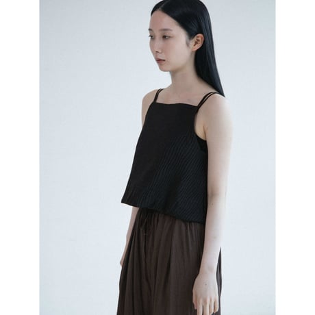 《予約販売》pleats glossy camisole/2colors_nt2633