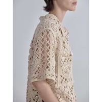 《予約販売》crochet mannish shirt_nb0398