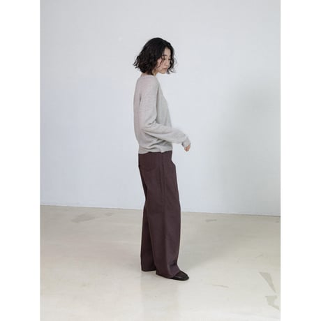 《予約販売》deep v neck wool knit/2colors_nt2693