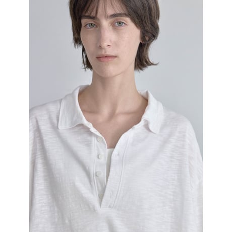 《予約販売》henley neck sheer tops/2colors_nt2612