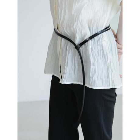 《予約販売》accent real leather belt/2colors_na0814