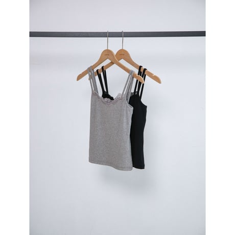 《予約販売》double shoulder lace camisole/2colors_nt2683