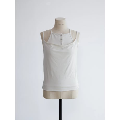 《予約販売》layered mannish camisole/2colors_nt2636
