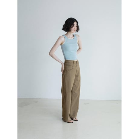《予約販売》washing mannish cotton pants/2colors_np1298