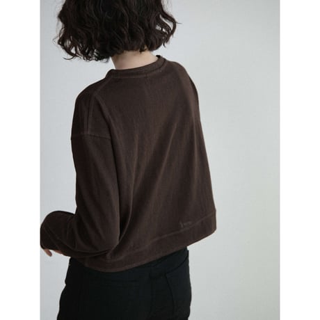 《予約販売》cover stitch cropped tops/3colors_nt2677