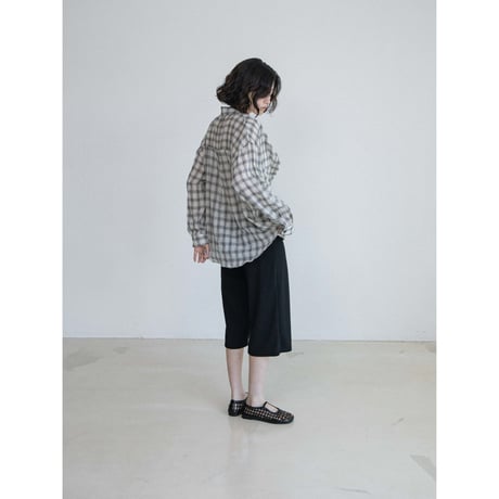 《予約販売》mannish 2way check shirt/2colors_nb0425