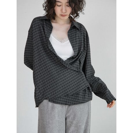 《予約販売》2way check shirt/2colors_nb0432