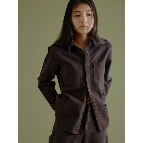 【NOKCHA original】mannish denim shirt jacket/2colors_no0542
