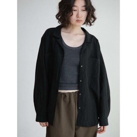 《予約販売》open collar washer shirt/3colors_nb0430
