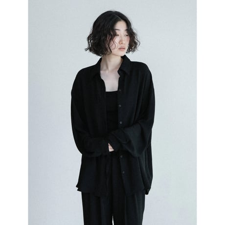 《予約販売》soft sheer over shirt/2colors_nb0413