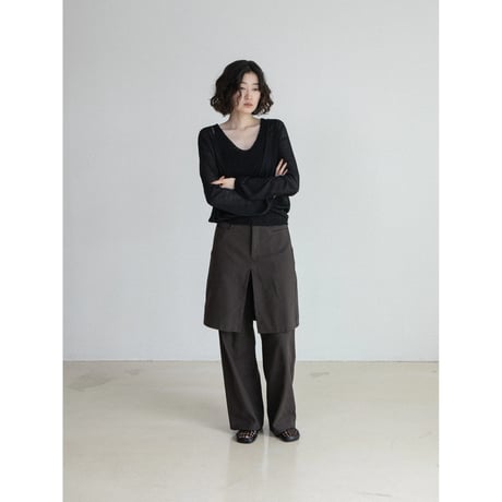 《予約販売》sheer wrap cardigan/2colors_nt2676