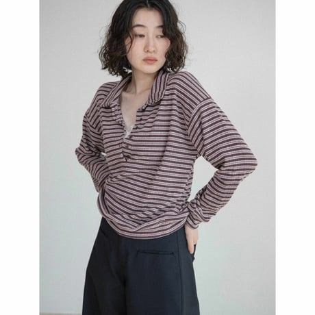 《予約販売》contrast border tops_nt2694
