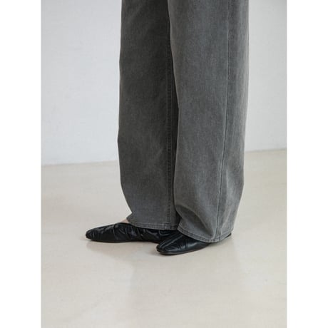 《予約販売》light gray oval jeans_nj0203