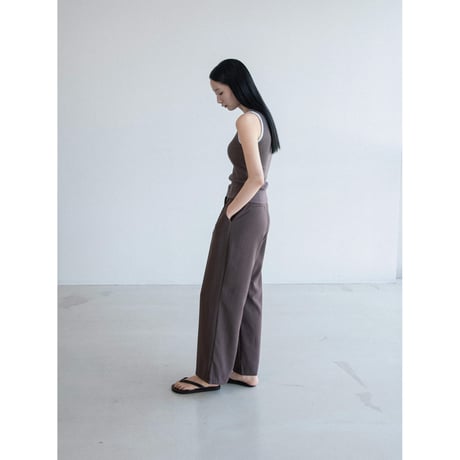 《予約販売》tuck light material pants/2colors_np1309