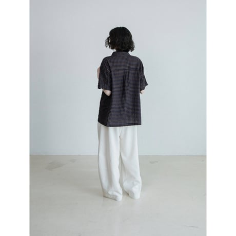 《予約販売》check half shirt_nb0410