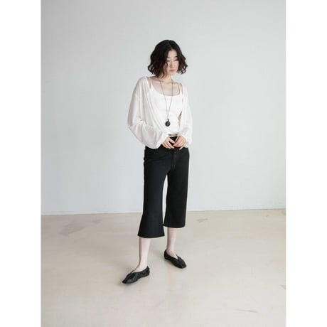 《予約販売》sheer wrap cardigan/2colors_nt2676