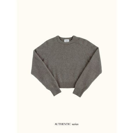 - AUTHENTIC series - cashmere raccoon rich knit pullover/graige_an0064