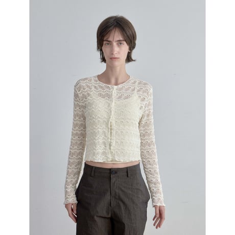 《予約販売》summer knit jacquard cardigan_nt2610