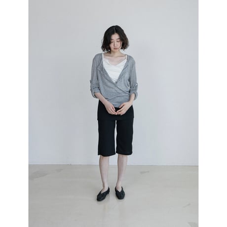 《予約販売》skirt docking half leggings/2colors_np1315