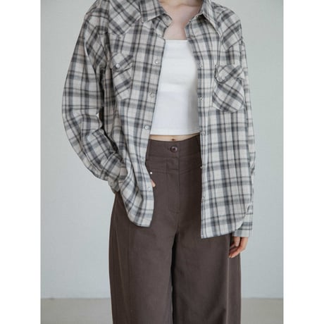 《予約販売》western check shirt/2colors_nb0426