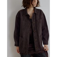 《予約販売》ashed denim jacket/2colors_no0542